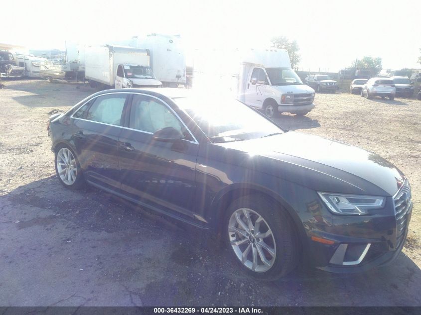 2019 AUDI A4 PREMIUM PLUS - WAUENAF47KA040299