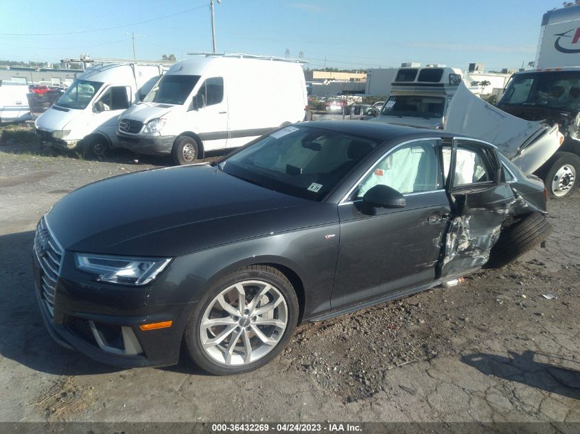 WAUENAF47KA040299 2019 AUDI A4, photo no. 2