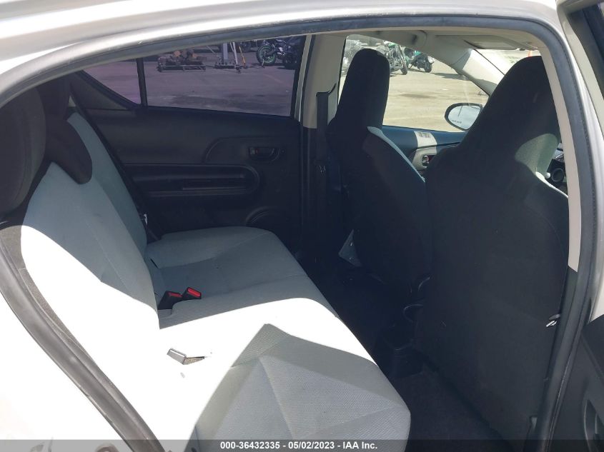 2018 TOYOTA PRIUS C ONE/TWO/THREE/FOUR - JTDKDTB33J1603414