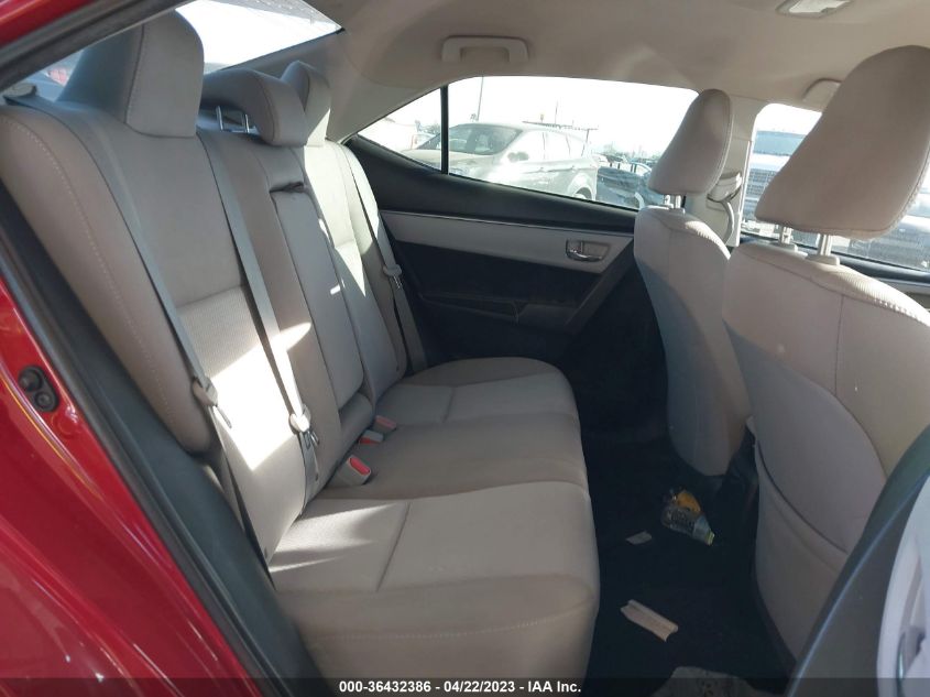 2016 TOYOTA COROLLA LE - 2T1BURHE7GC659484