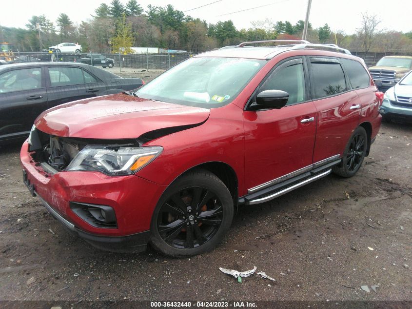 2017 NISSAN PATHFINDER PLATINUM - 5N1DR2MMXHC666854