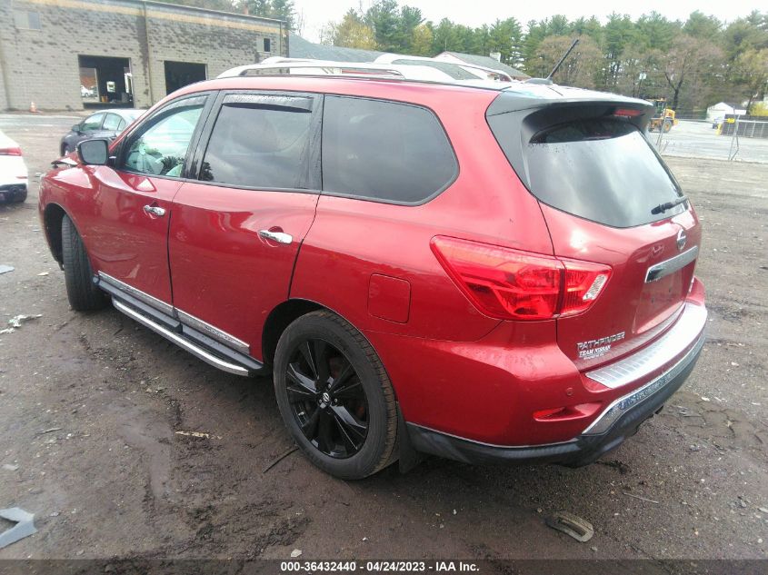 2017 NISSAN PATHFINDER PLATINUM - 5N1DR2MMXHC666854