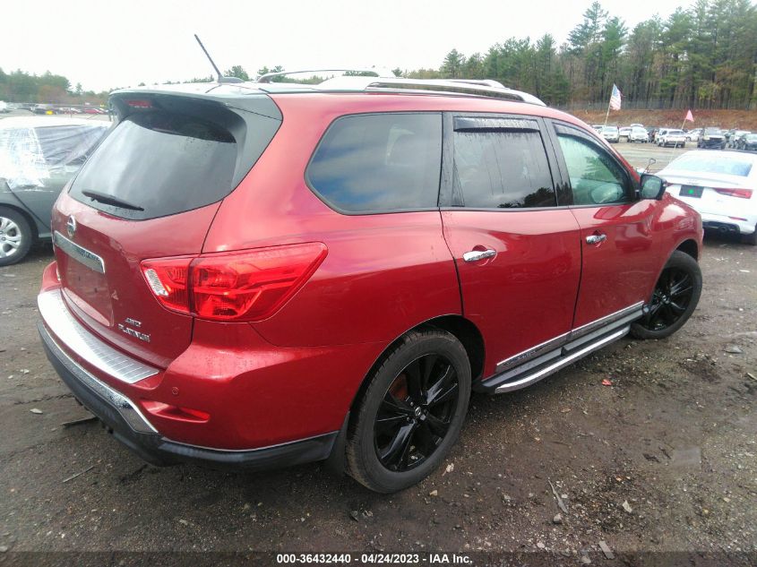 2017 NISSAN PATHFINDER PLATINUM - 5N1DR2MMXHC666854