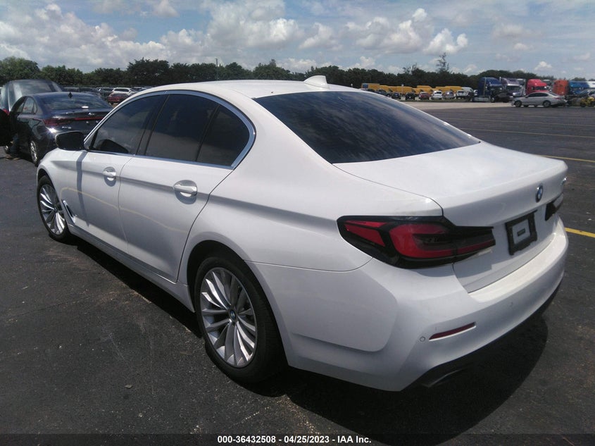 VIN WBA53BH0XMCF84750 2021 BMW 5 SERIES 530I