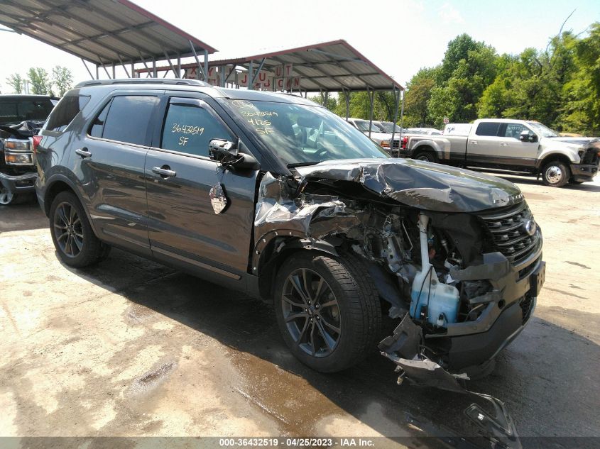 2017 FORD EXPLORER XLT - 1FM5K8D89HGD79979