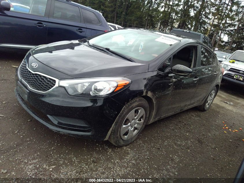 2015 KIA FORTE LX - KNAFK4A65F5357777
