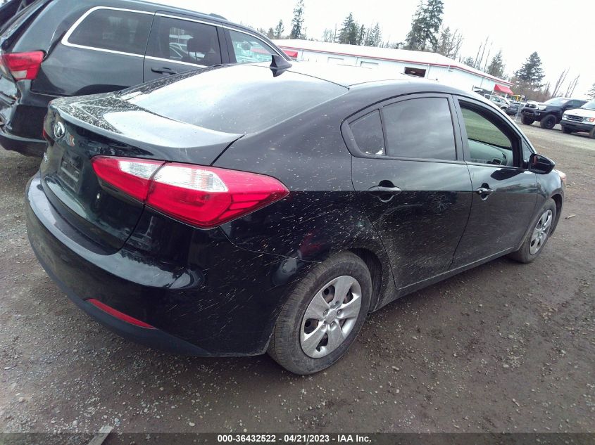 2015 KIA FORTE LX - KNAFK4A65F5357777