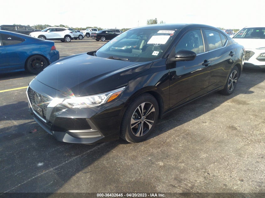 VIN 3N1AB8CV2MY256451 2021 NISSAN SENTRA SV