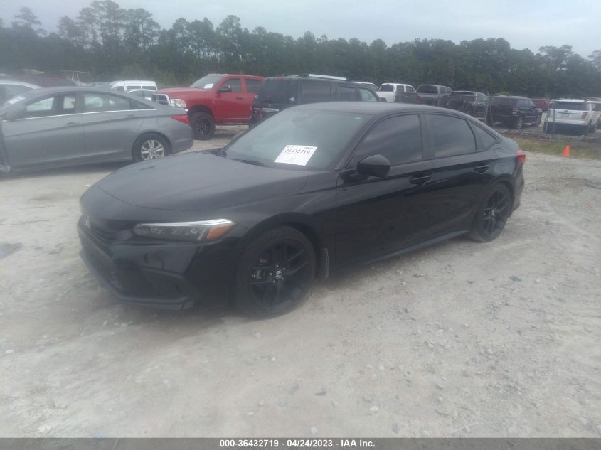 2022 HONDA CIVIC SEDAN SPORT - 2HGFE2F50NH533111
