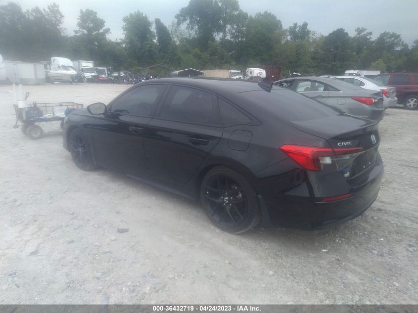 2022 HONDA CIVIC SEDAN SPORT - 2HGFE2F50NH533111