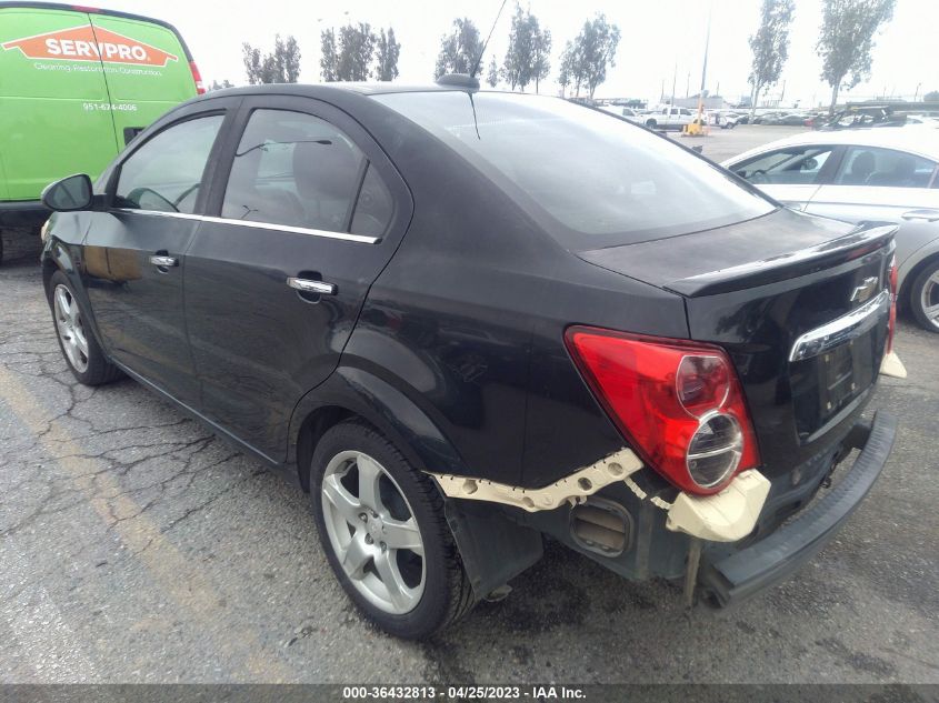 2015 CHEVROLET SONIC LTZ - 1G1JE5SBXF4121839