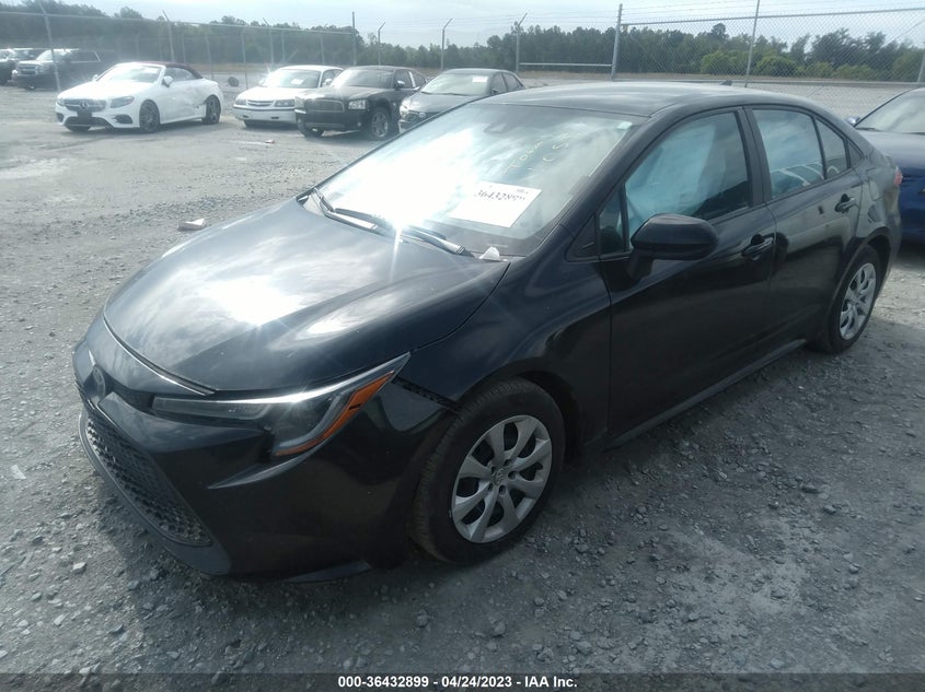 VIN 5YFEPMAE3MP235233 2021 TOYOTA COROLLA LE