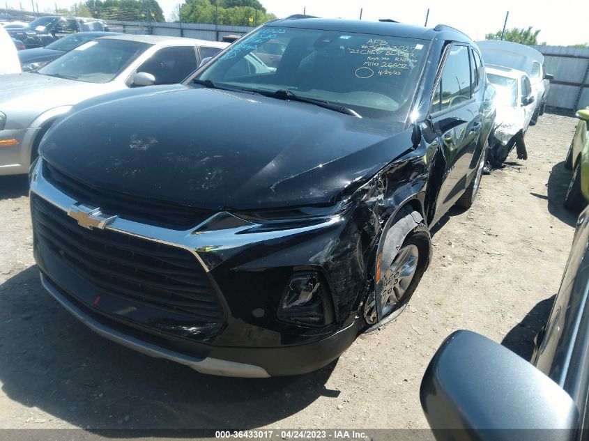 2021 CHEVROLET BLAZER LT - 3GNKBCRS7MS554912
