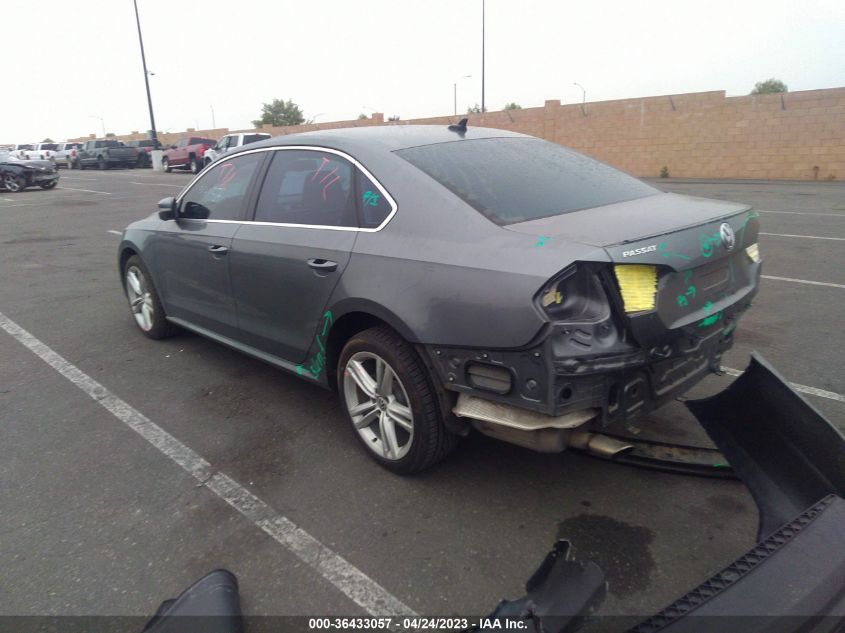 2014 VOLKSWAGEN PASSAT SE W/SUNROOF & NAV - 1VWBT7A34EC041140