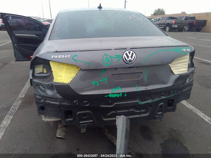 2014 VOLKSWAGEN PASSAT SE W/SUNROOF & NAV - 1VWBT7A34EC041140
