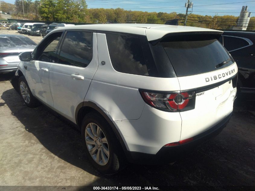 2017 LAND ROVER DISCOVERY SPORT SE - SALCP2BG5HH637244