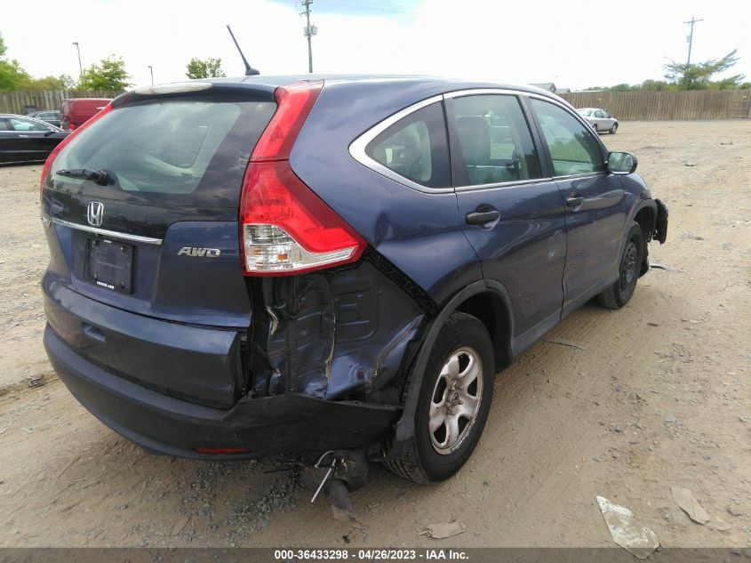 2013 HONDA CR-V LX - 2HKRM4H3XDH641358