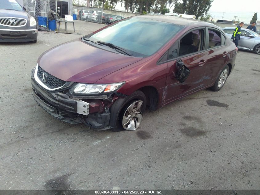 2014 HONDA CIVIC SEDAN LX - 19XFB2F57EE265872