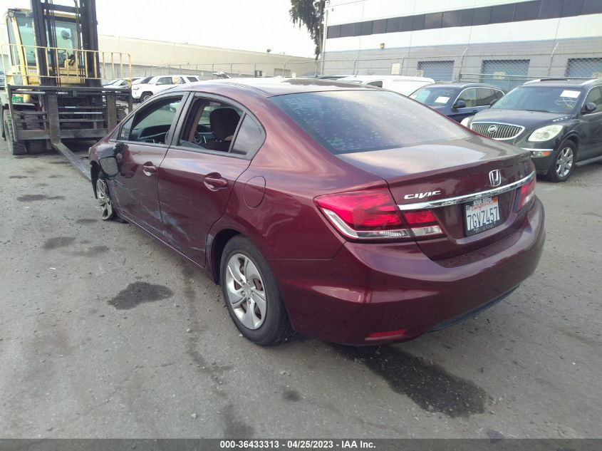 2014 HONDA CIVIC SEDAN LX - 19XFB2F57EE265872