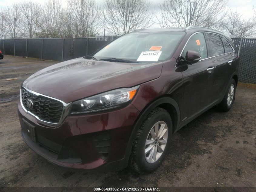 2019 KIA SORENTO LX - 5XYPGDA37KG571086