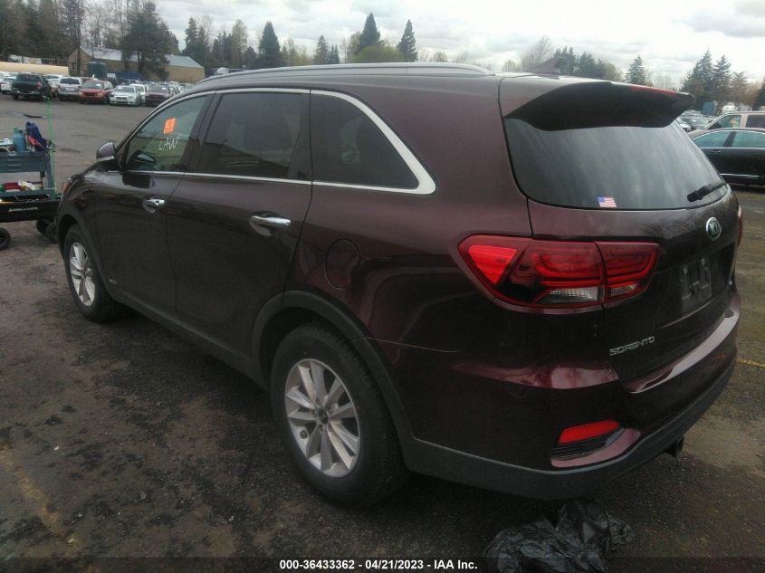 2019 KIA SORENTO LX - 5XYPGDA37KG571086