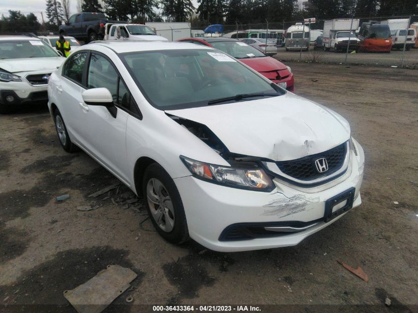 2014 HONDA CIVIC SEDAN LX - 19XFB2F58EE249292