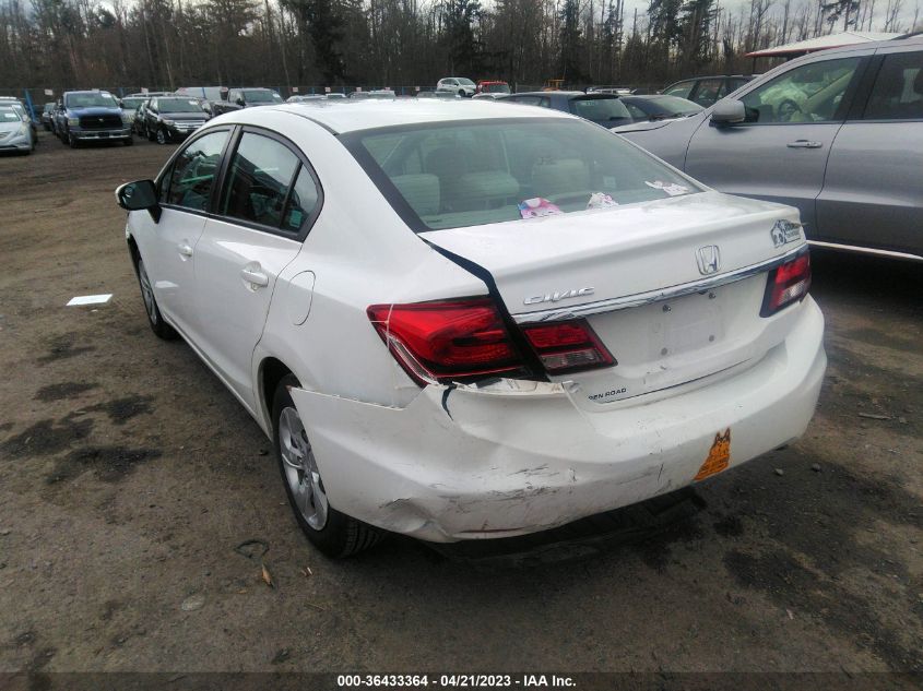 2014 HONDA CIVIC SEDAN LX - 19XFB2F58EE249292