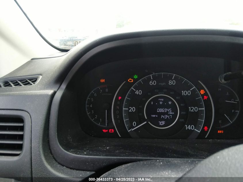 2013 HONDA CR-V EX-L - 5J6RM4H75DL056132