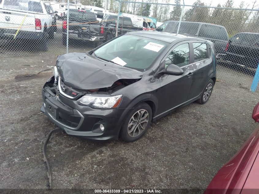 2018 CHEVROLET SONIC LT - 1G1JD6SG9J4123191