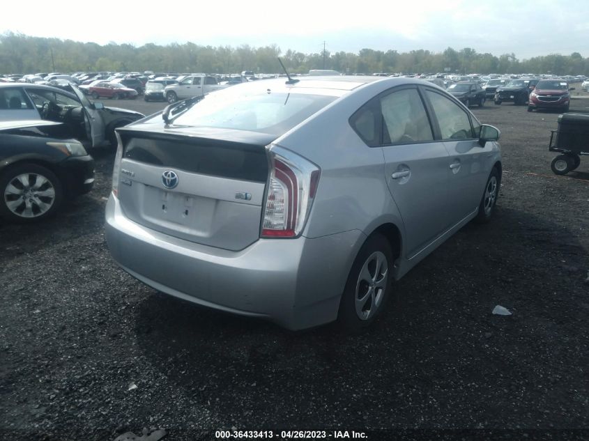 2015 TOYOTA PRIUS FOUR - JTDKN3DU6F0417222