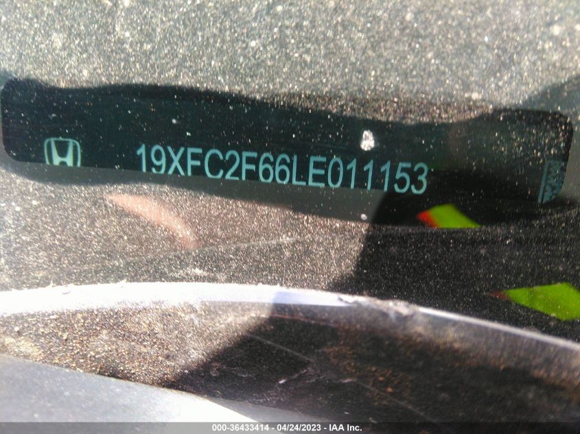 2020 HONDA CIVIC SEDAN LX - 19XFC2F66LE011153