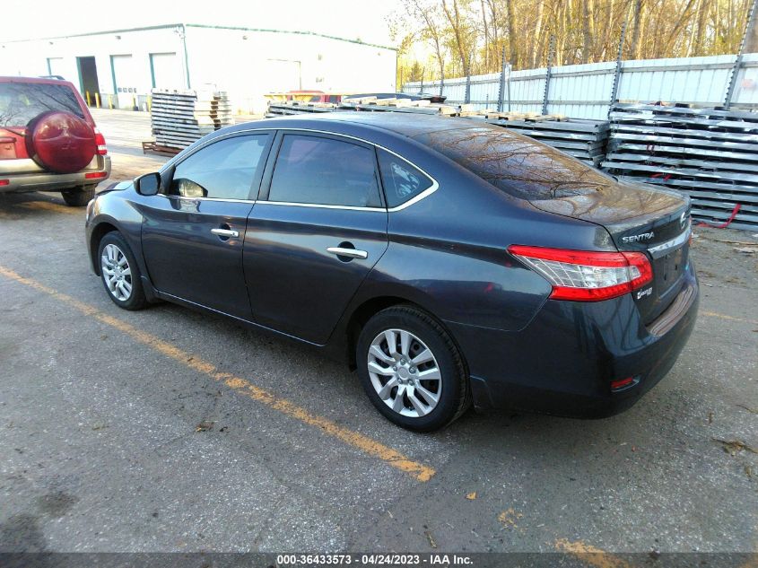 2014 NISSAN SENTRA S/FE+ S/SV/FE+ SV/SR/SL - 1N4AB7AP1EN850769