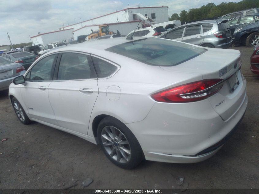 2017 FORD FUSION HYBRID SE - 3FA6P0LU8HR309933