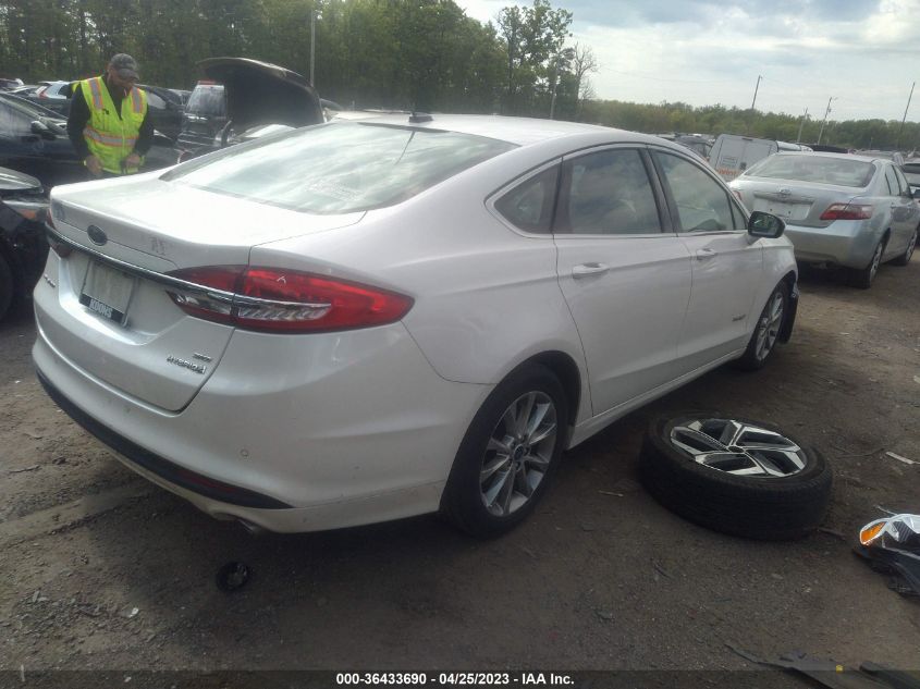 2017 FORD FUSION HYBRID SE - 3FA6P0LU8HR309933