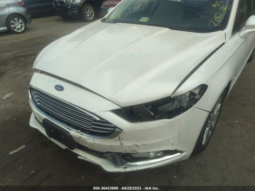 2017 FORD FUSION HYBRID SE - 3FA6P0LU8HR309933