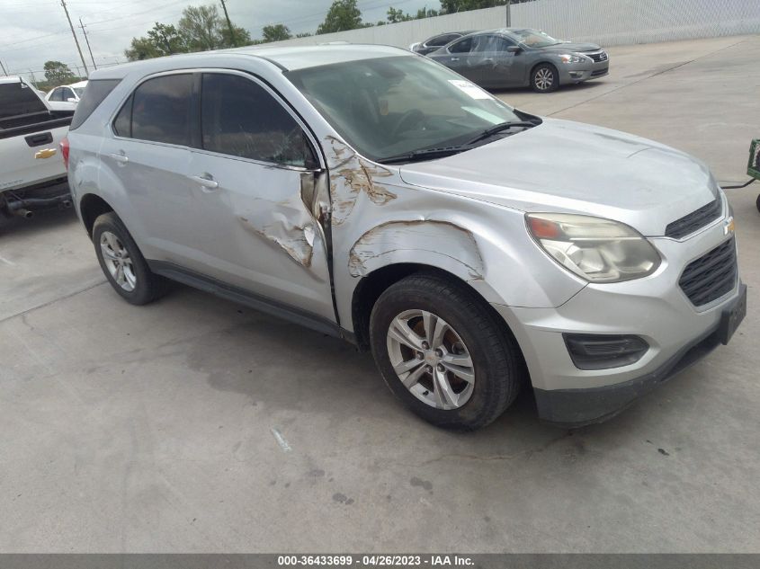 2017 CHEVROLET EQUINOX LS - 2GNALBEK5H1508506