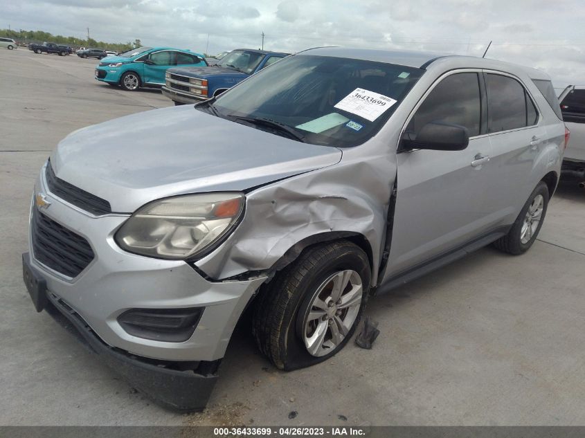 2017 CHEVROLET EQUINOX LS - 2GNALBEK5H1508506