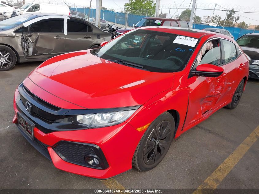 2018 HONDA CIVIC HATCHBACK EX - SHHFK7H58JU200655
