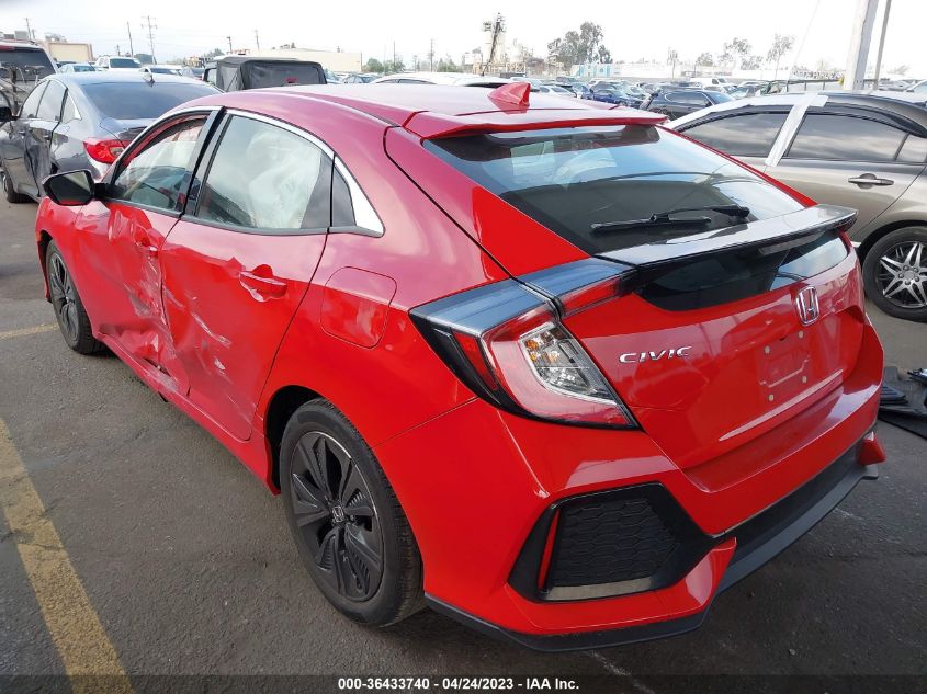 2018 HONDA CIVIC HATCHBACK EX - SHHFK7H58JU200655