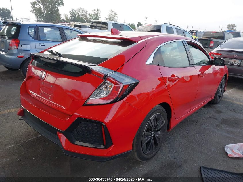 2018 HONDA CIVIC HATCHBACK EX - SHHFK7H58JU200655