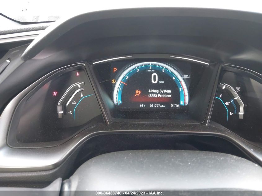 2018 HONDA CIVIC HATCHBACK EX - SHHFK7H58JU200655