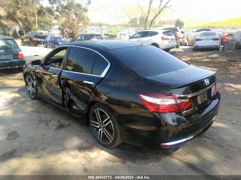 2017 HONDA ACCORD SEDAN SPORT - 1HGCR2F50HA125489