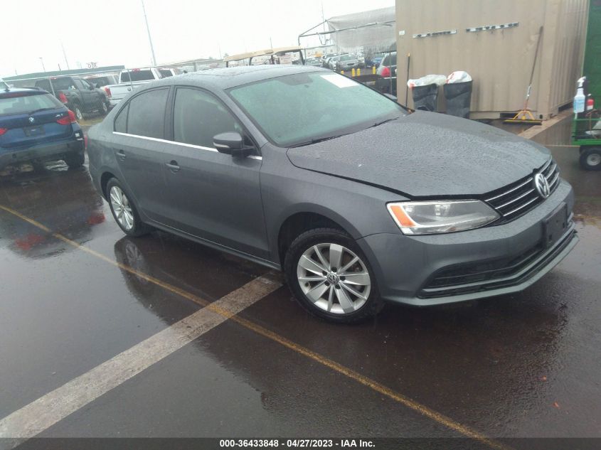 2015 VOLKSWAGEN JETTA SEDAN 1.8T SE W/CONNECTIVITY - 3VWD07AJ8FM237033