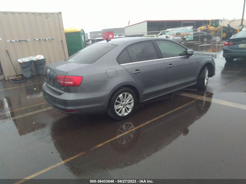 2015 VOLKSWAGEN JETTA SEDAN 1.8T SE W/CONNECTIVITY - 3VWD07AJ8FM237033