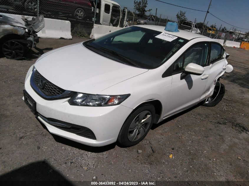 2015 HONDA CIVIC LX - 19XFB2F59FE267351