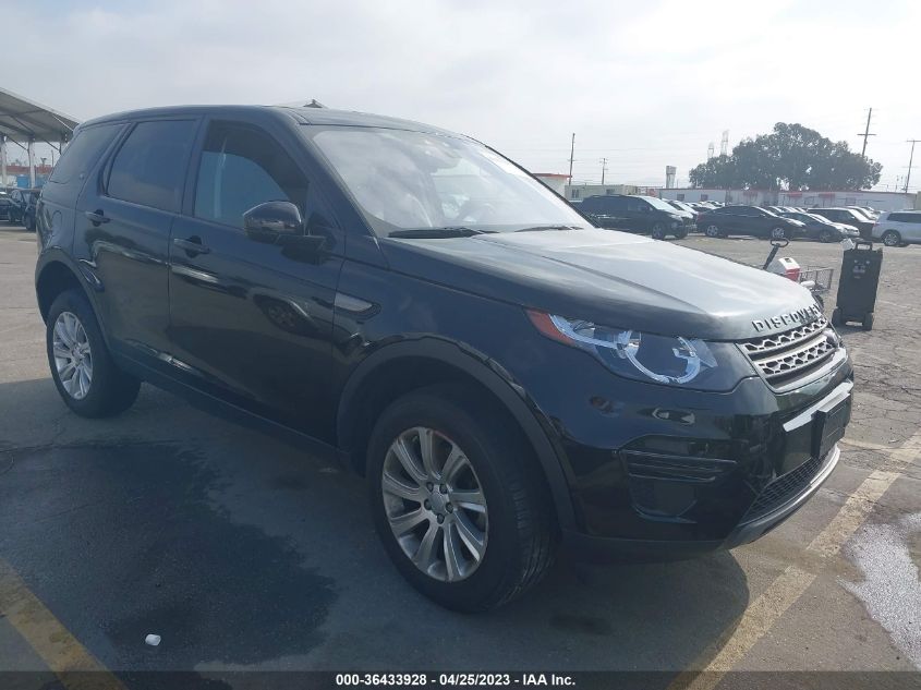 2019 LAND ROVER DISCOVERY SPORT SE - SALCP2FX4KH819051