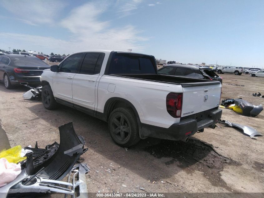 2022 HONDA RIDGELINE BLACK EDITION - 5FPYK3F82NB030922