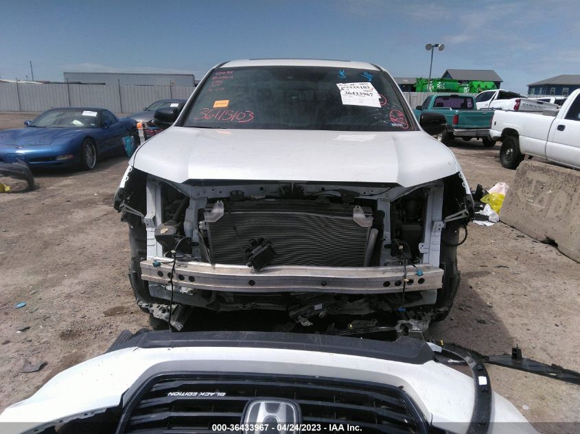 2022 HONDA RIDGELINE BLACK EDITION - 5FPYK3F82NB030922
