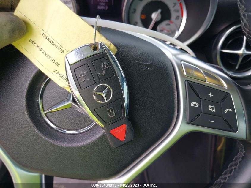 2015 MERCEDES-BENZ SLK-CLASS SLK 250 WDDPK4HA9FF096834