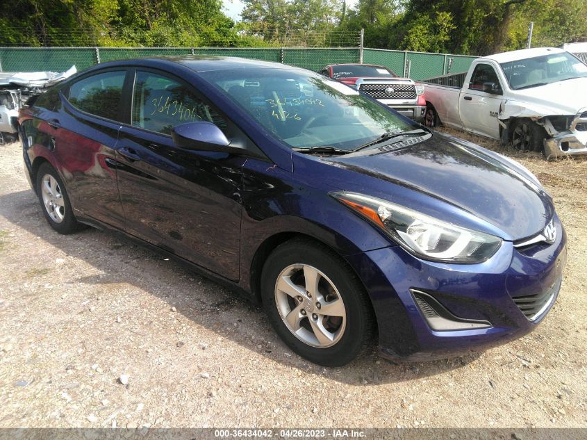 2014 HYUNDAI ELANTRA SE - 5NPDH4AEXEH529736